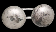 Linked plain silver dome pair from 18AN1188 Willson Site.